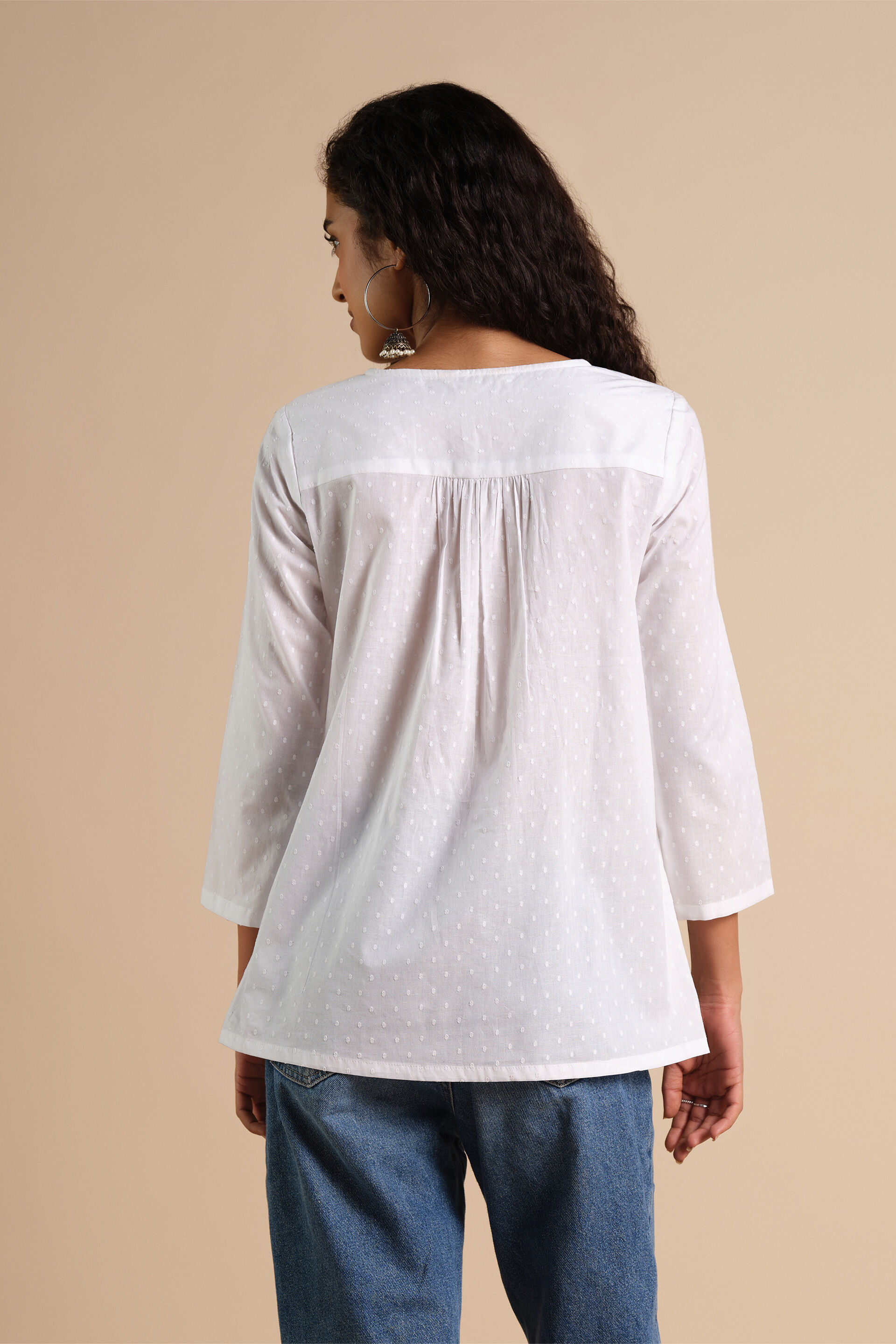 Summer Sukoon Top, White, image 3